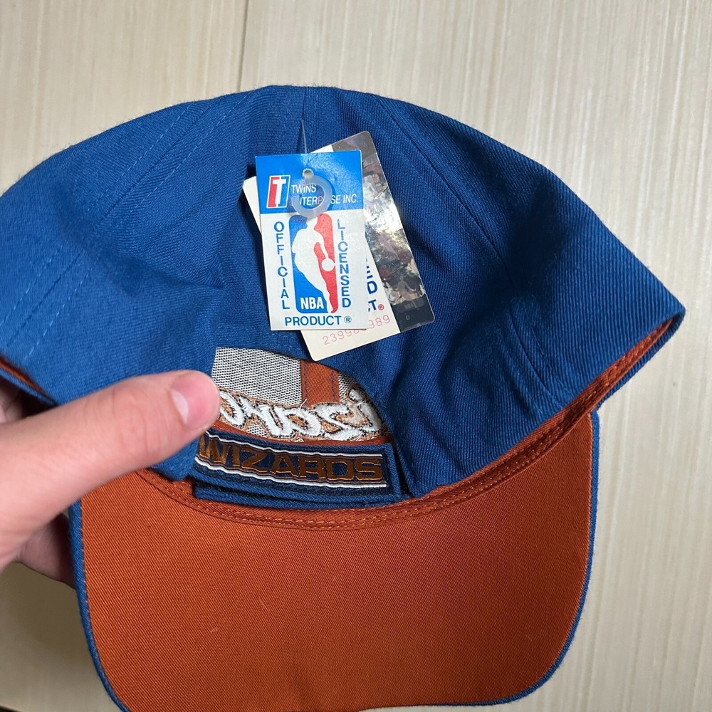Twins Enterprise Washington Wizards NBA Baseball Cap‎ Mens OS Blue 6-Panel Hat - Picture 4 of 4